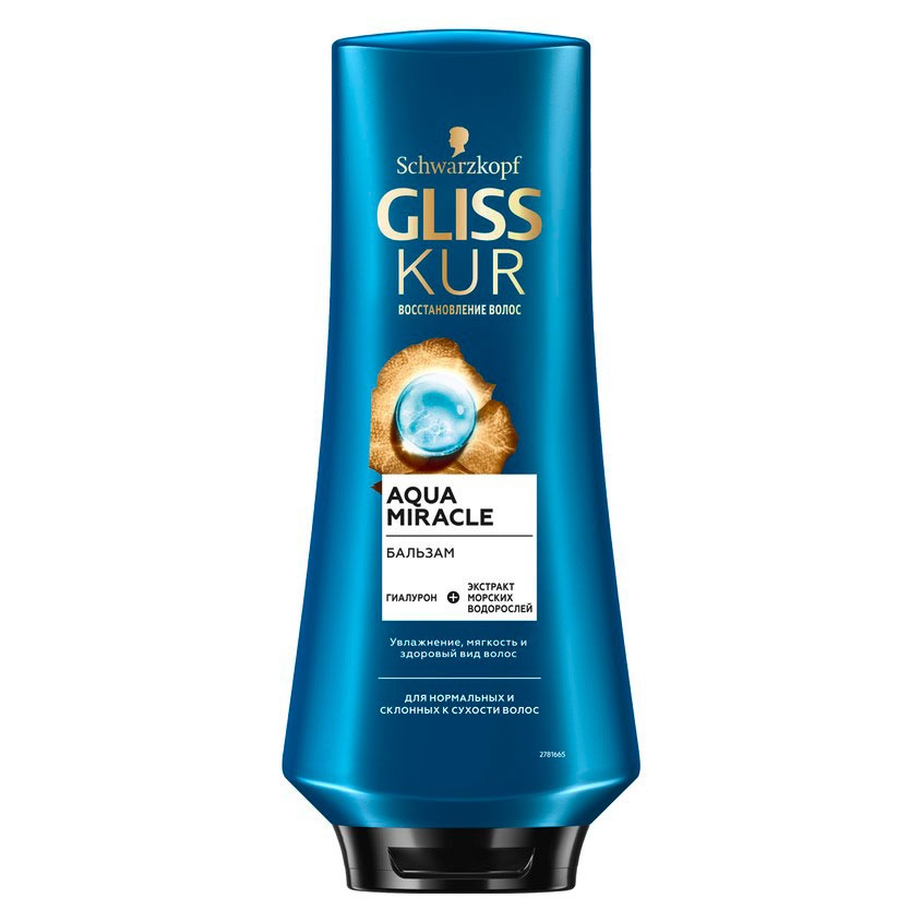 Бальзам GLISS KUR Aqua miracle 360  мл gliss kur бальзам для волос oil nutritive
