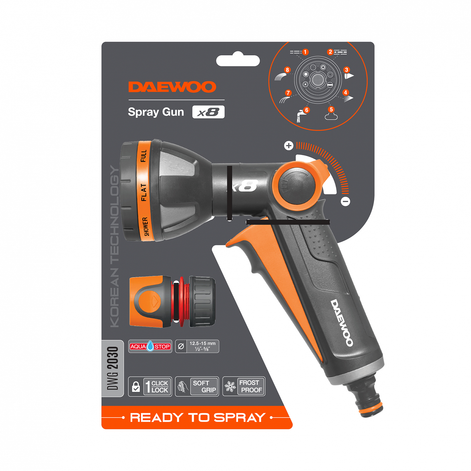 Пистолет-распылитель DAEWOO Spray Gun x8 (DWG 2030) Вид№2