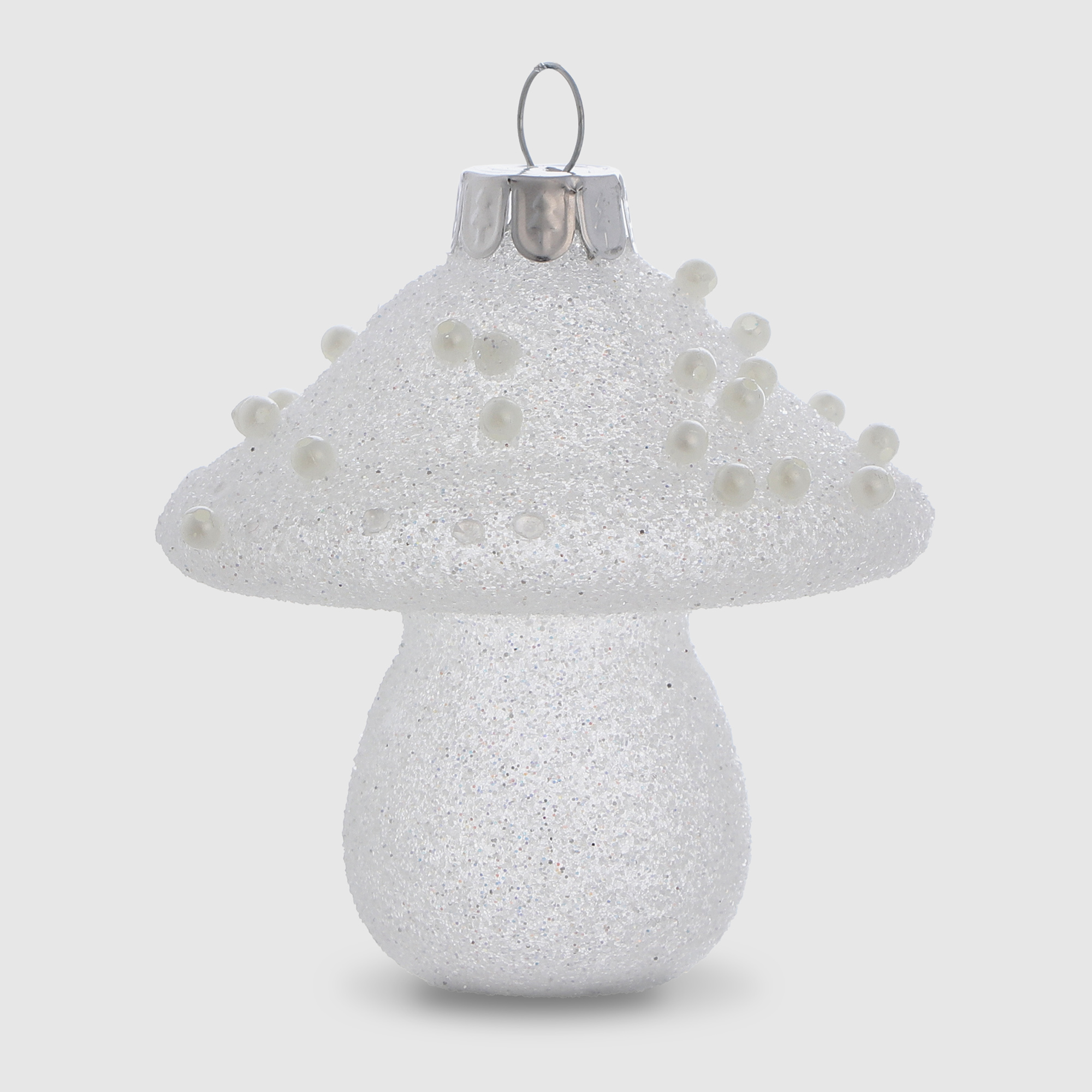 

Гриб стеклянный Yancheng Shiny 4х4х9 см, Серебристый