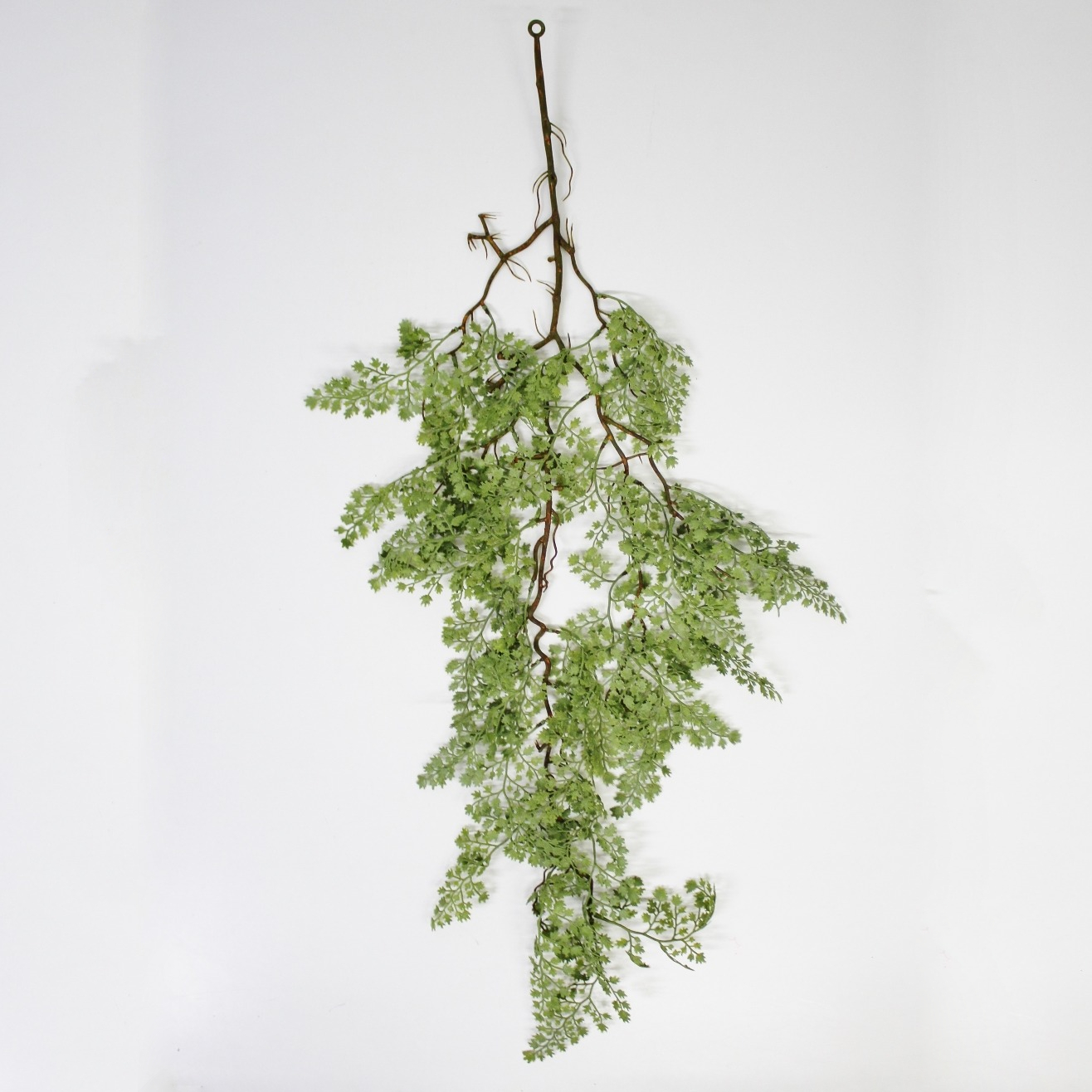 сциндапcус конэко о ампельный искусственный с листьями из латекса 90 см Адиантум Конэко-О ампельный 5551095, 90 см