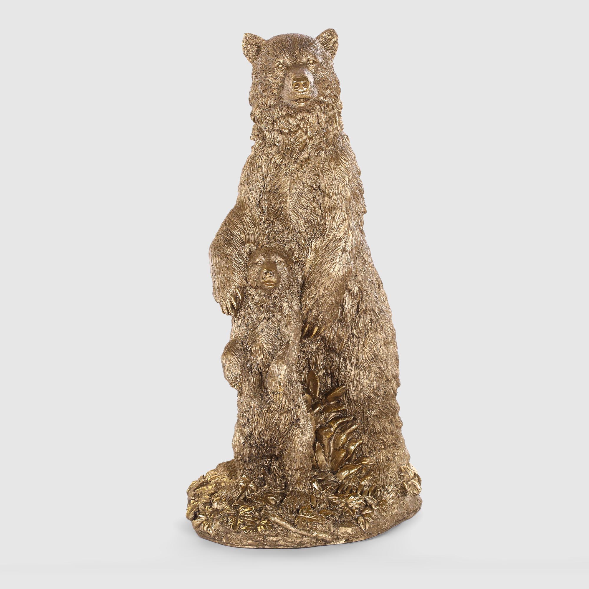 Фигура декоративная Тпк полиформ Медведи 58 см фигура декоративная тпк полиформ косуля на камне н 34 см
