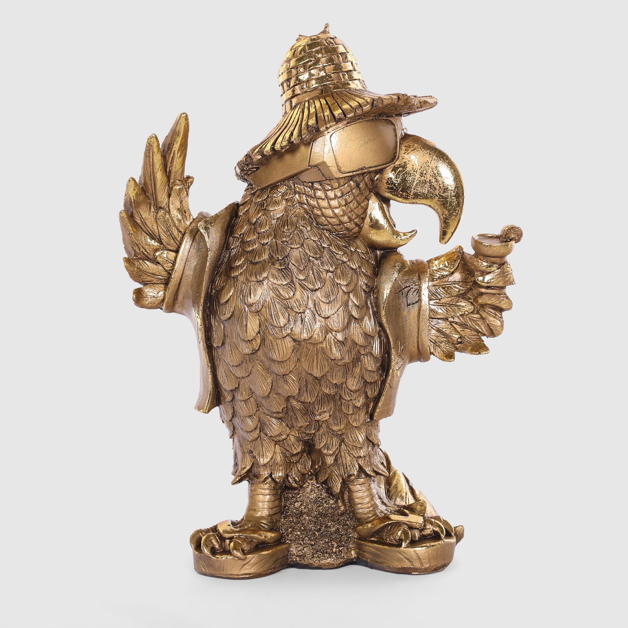 Фигура декоративная Полиформ Попугай модный 38 см зоомир весёлый попугай корм для волнистых попугаев 450 гр