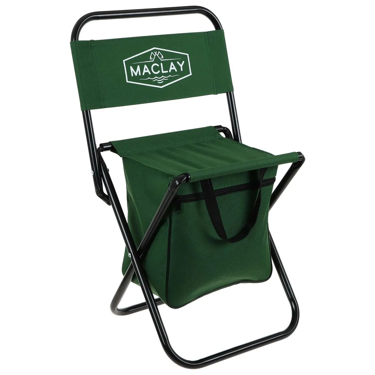 Кресло туристическое Maclay 24x26x60 зеленый - фото 1