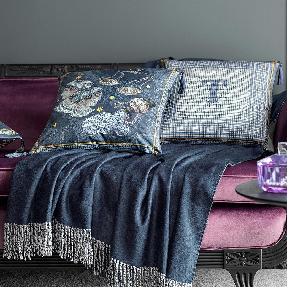Подушка декоративная Togas Элементи-Эйрис синяя 45x45 см декоративная подушка бель вита синий