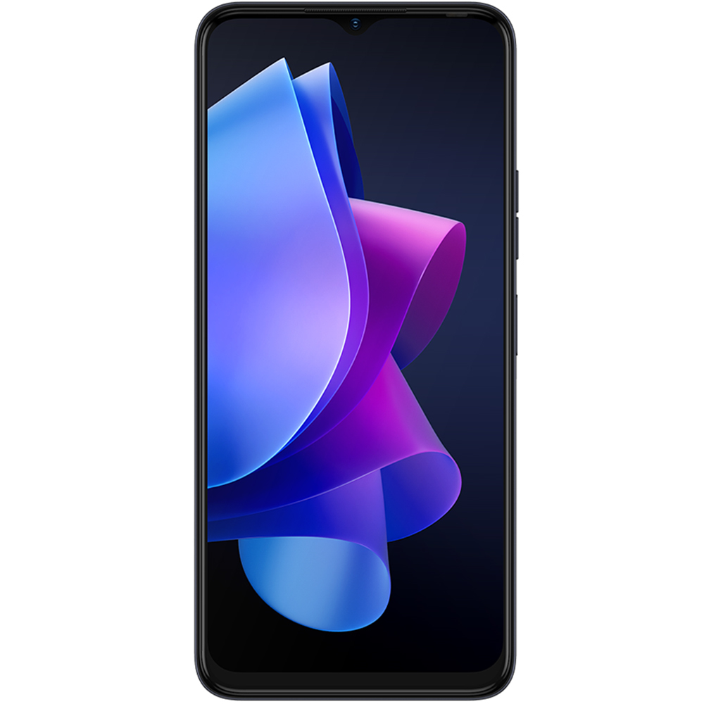 Смартфон TECNO Spark 10 8+128 ГБ черный смартфон tecno spark 10 ki5q 8 128gb meta blue tcn ki5q8 128 mebl