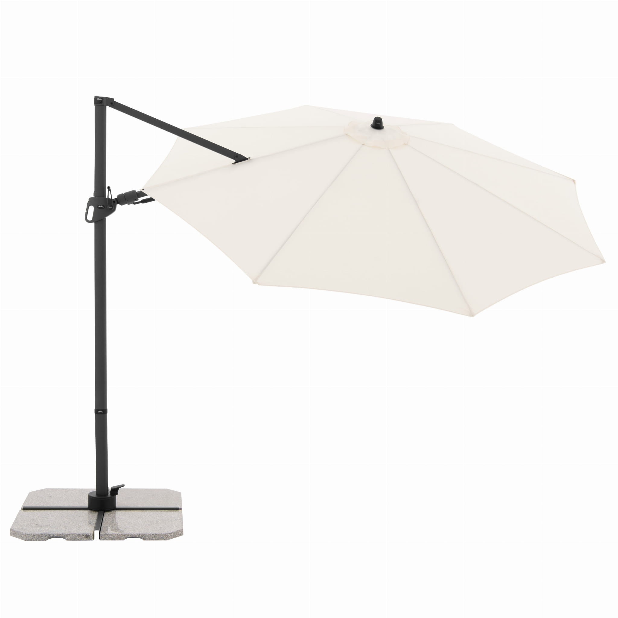 Зонт садовый Doppler Derby DX бежевый 335 см без подставки зонт doppler 7443163 dma ут 00012390