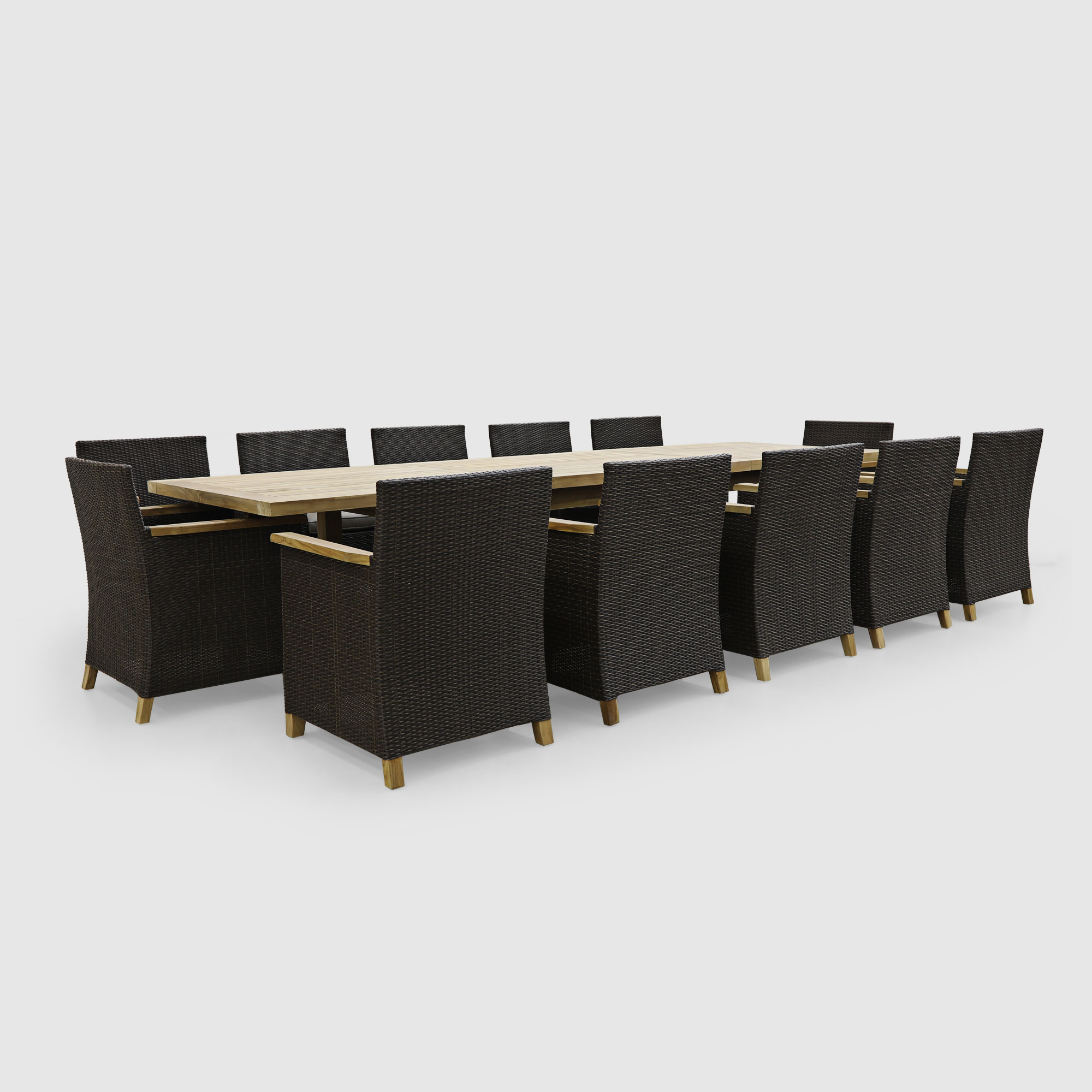 Комплект мебели Jepara 13 предметов стол раздвижной прямой jepara kingston180 240х110см