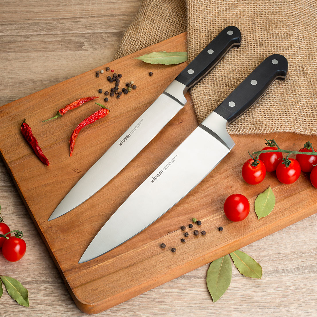 Нож Nadoba сантоку17,5 см - фото 2