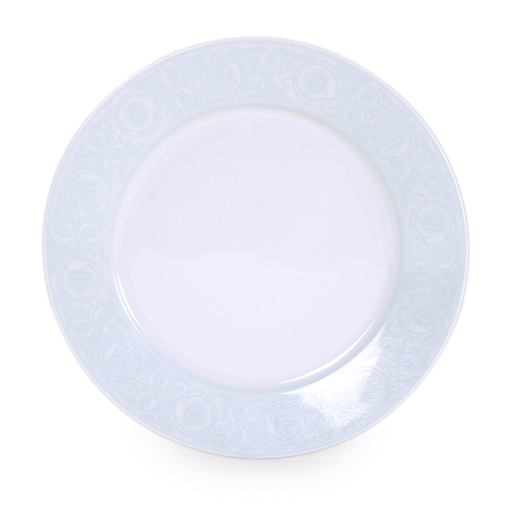 Тарелка закусочная АККУ Дионис-аквамарин 20,5 см тарелка акку 8059а шар 21 см