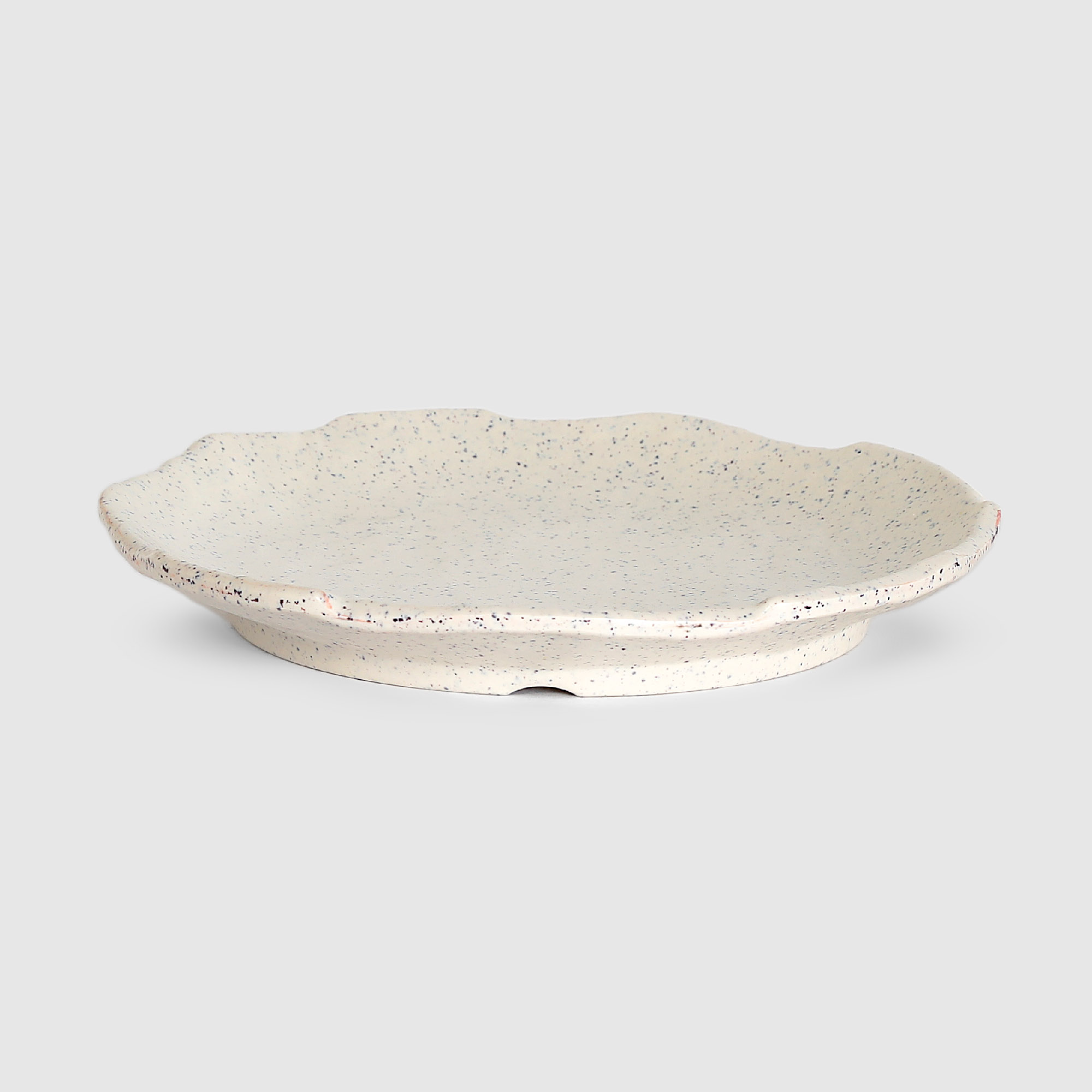 Блюдо Kulsan White granite круглое 20 см