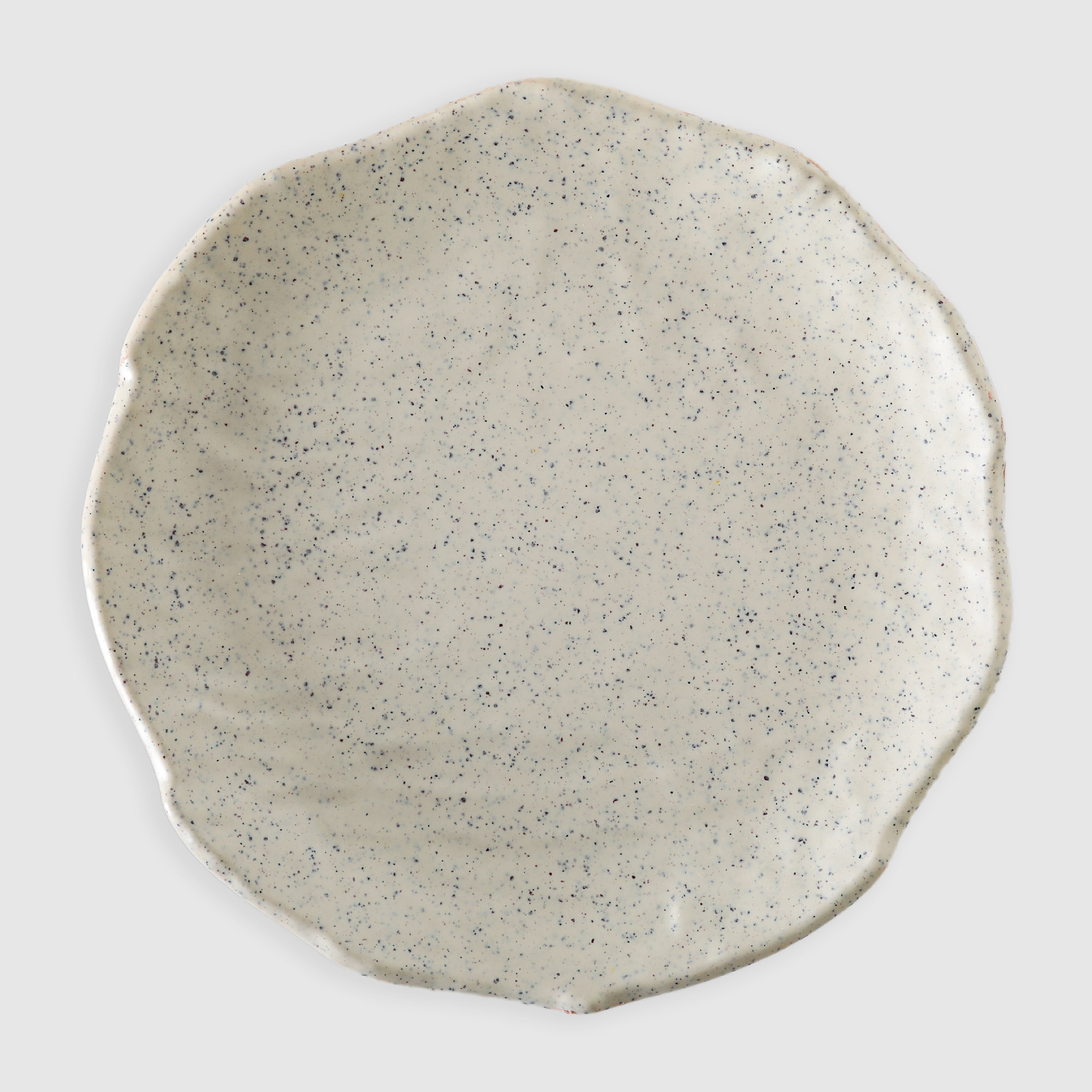 Блюдо Kulsan White granite круглое 20 см, цвет слоновая кость - фото 6