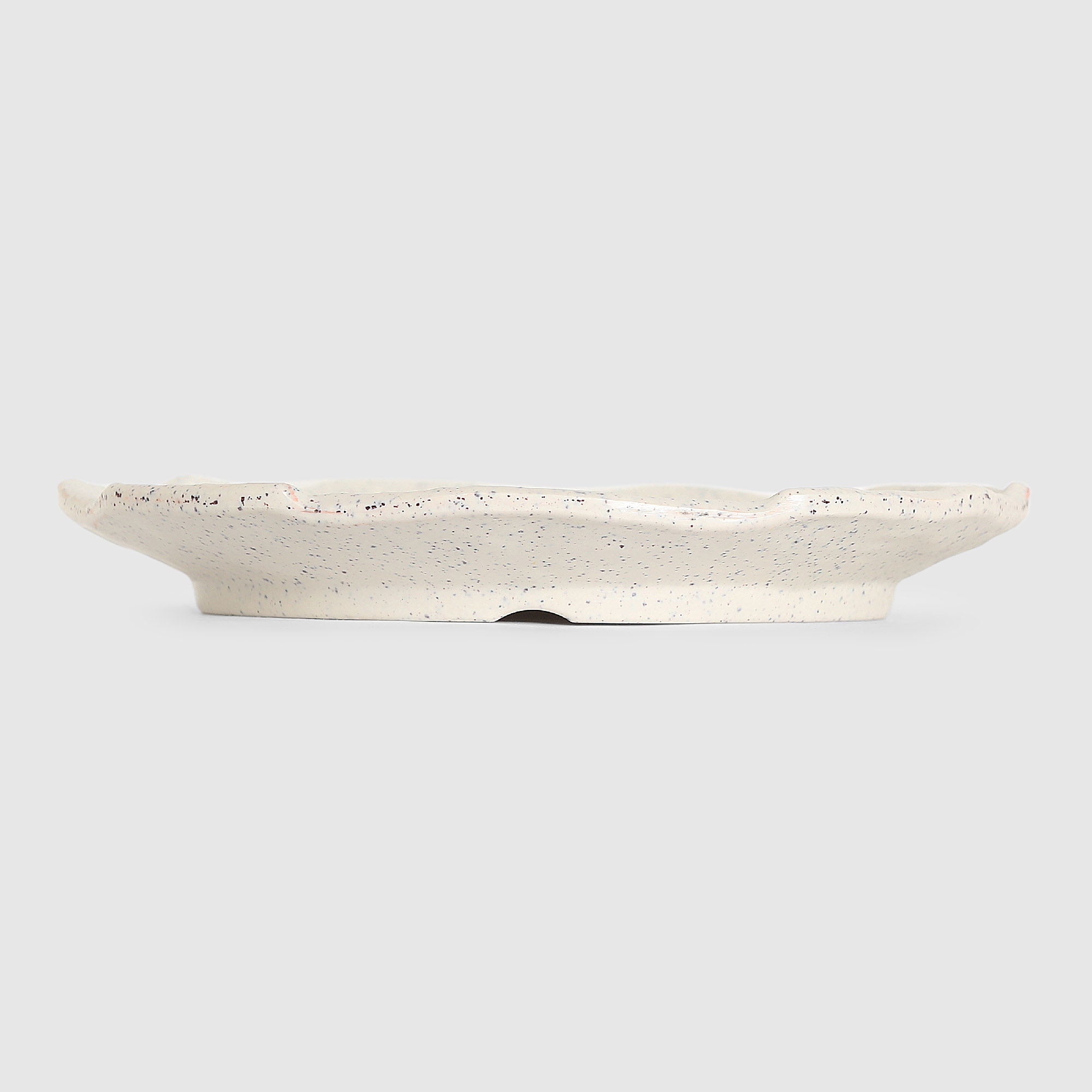 Блюдо Kulsan White granite круглое 20 см, цвет слоновая кость - фото 7