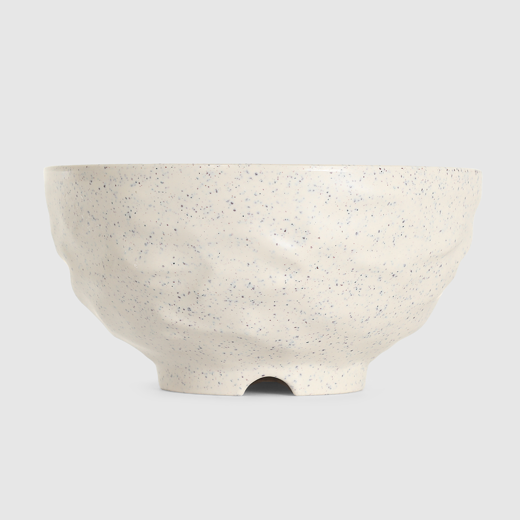 Салатница Kulsan White granite 20 см, цвет слоновая кость - фото 7