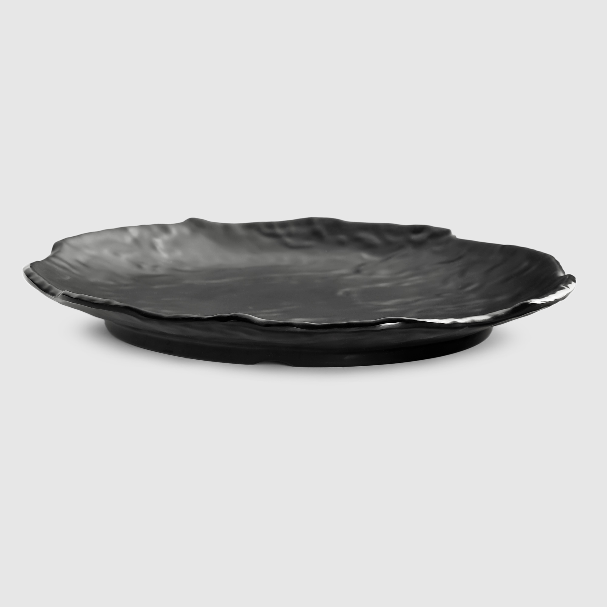 Блюдо Kulsan Terra black круглое 28 см