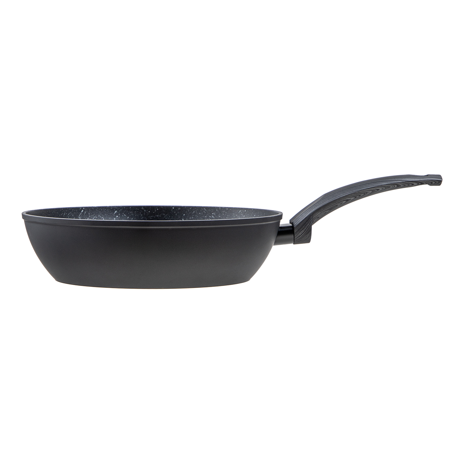 Сковорода глубокая Hitt с крышкой 26 см, цвет черный - фото 6