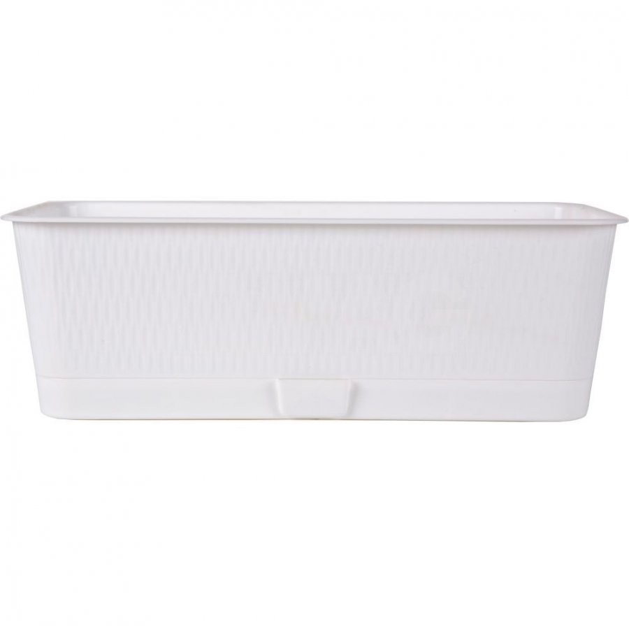 Ящик Балконный с поддоном Ливингрин Прованс 60См Белый сушилка для посуды с поддоном 38×24×37 см белый