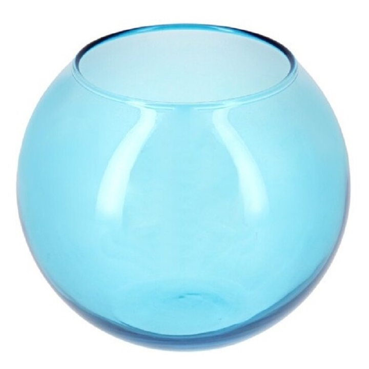 Ваза Pasabahce Enjoy синяя sl43417d 153 10,2 cм ваза glasar синяя 13х13х16 см