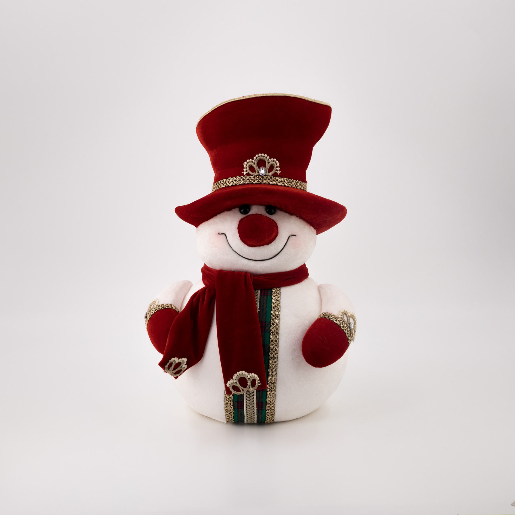 Фигура декоративная James arts снеговик в красном 31х25х50 см фигура декоративная james arts олень красный 51х38х89 см