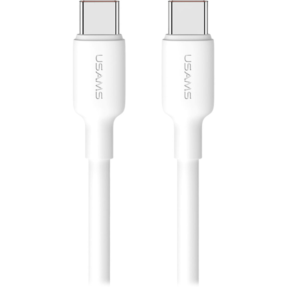 Кабель USAMS US-SJ615 U84 Type-C 3 м белый игровой кабель usams pd 100 вт для huawei xiaomi samsung кабели передачи данных type c для быстрой зарядки usb c кабель для macbook ipad