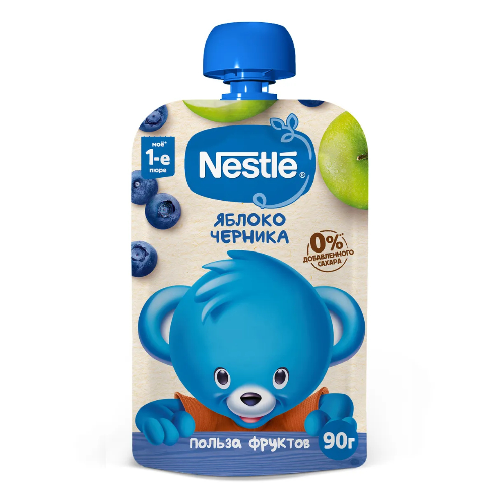 Пюре Nestle яблоко-черника с 5 месяцев 90 г