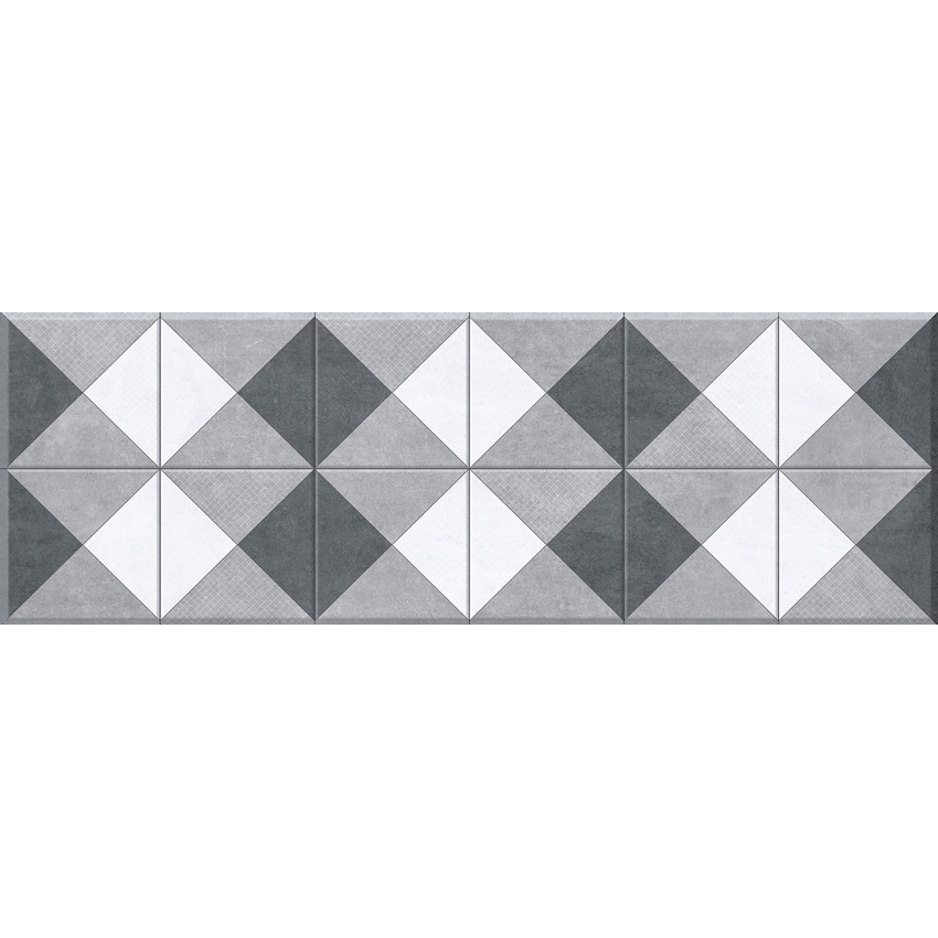 Плитка облицовочная Alma Ceramica Origami 30x90 серый куб