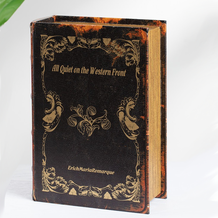 Шкатулка Glasar в виде книги черная 19х8х27 см шкатулка для книги fuzhou star ение 37 7х27 2х8 3 см