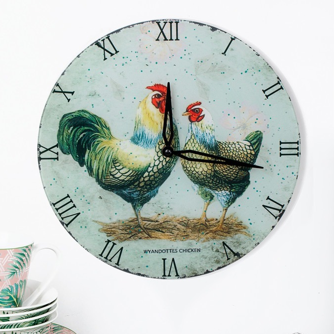 Часы Glasar настенные зеленые 30х4х30 см 3d обои в европейском стиле на заказ с изображением известной группы зданий птиц настенные обои для спальни стен гостиной декор обои