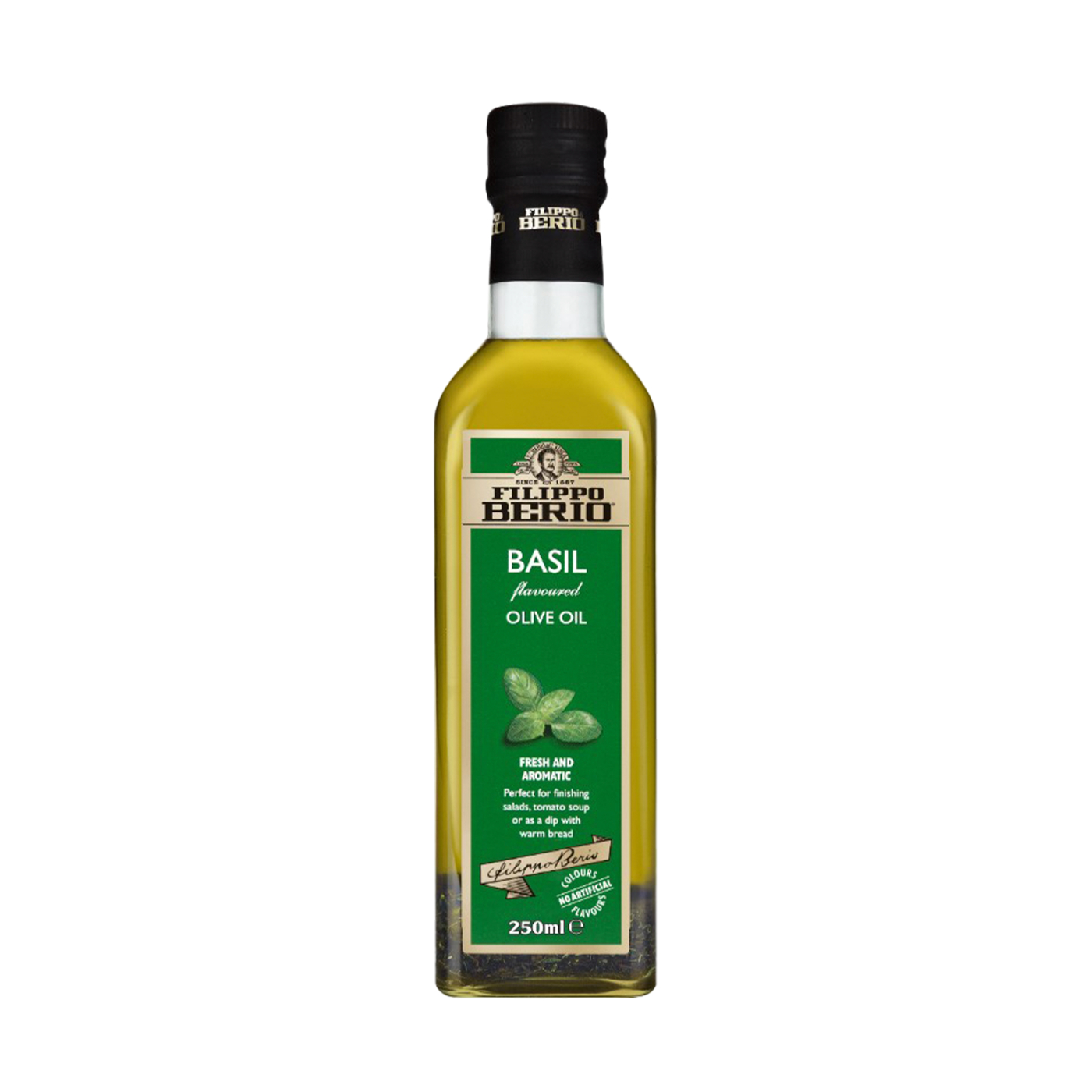 Оливковое масло Filippo Berio Extra Virgin Базилик 0,25 л