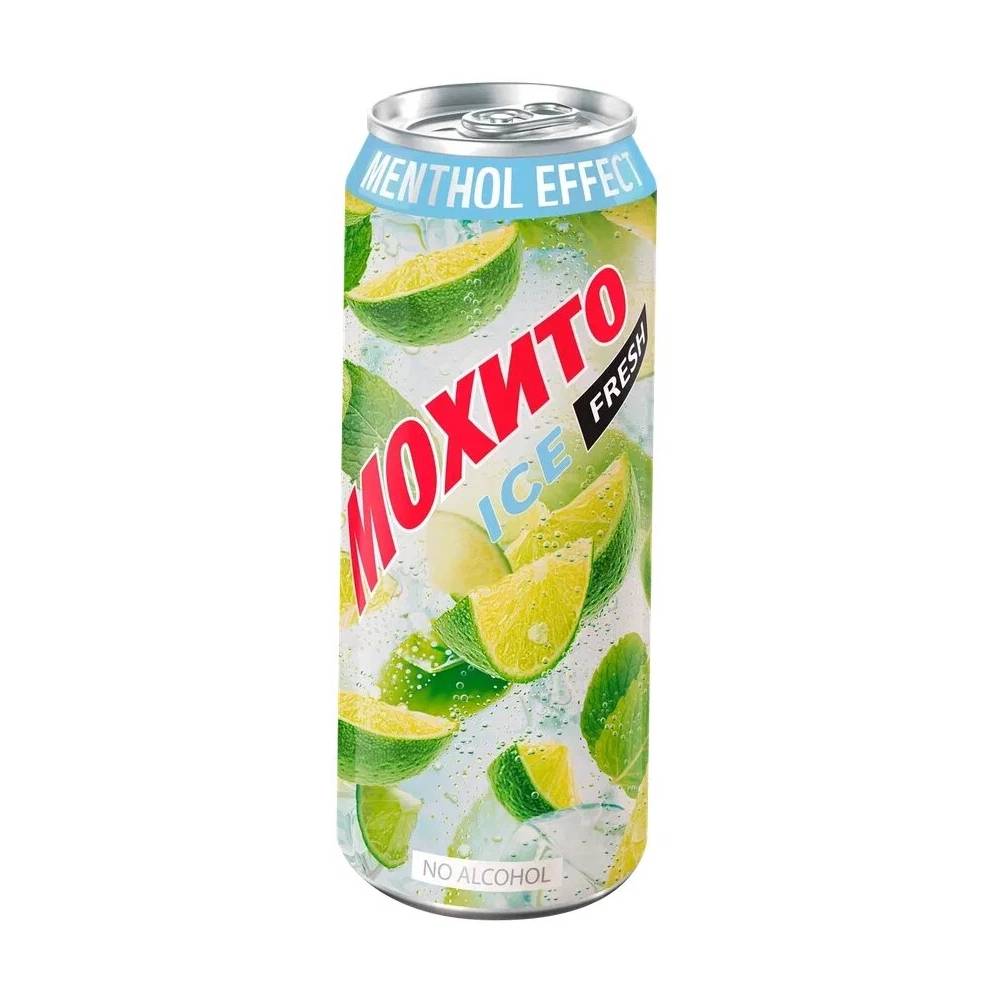 Напиток Мохито освежающий Ice 0,33 л напиток aziano со вкусом мохито 0 35 литра слабогазированный пэт 12 шт в уп