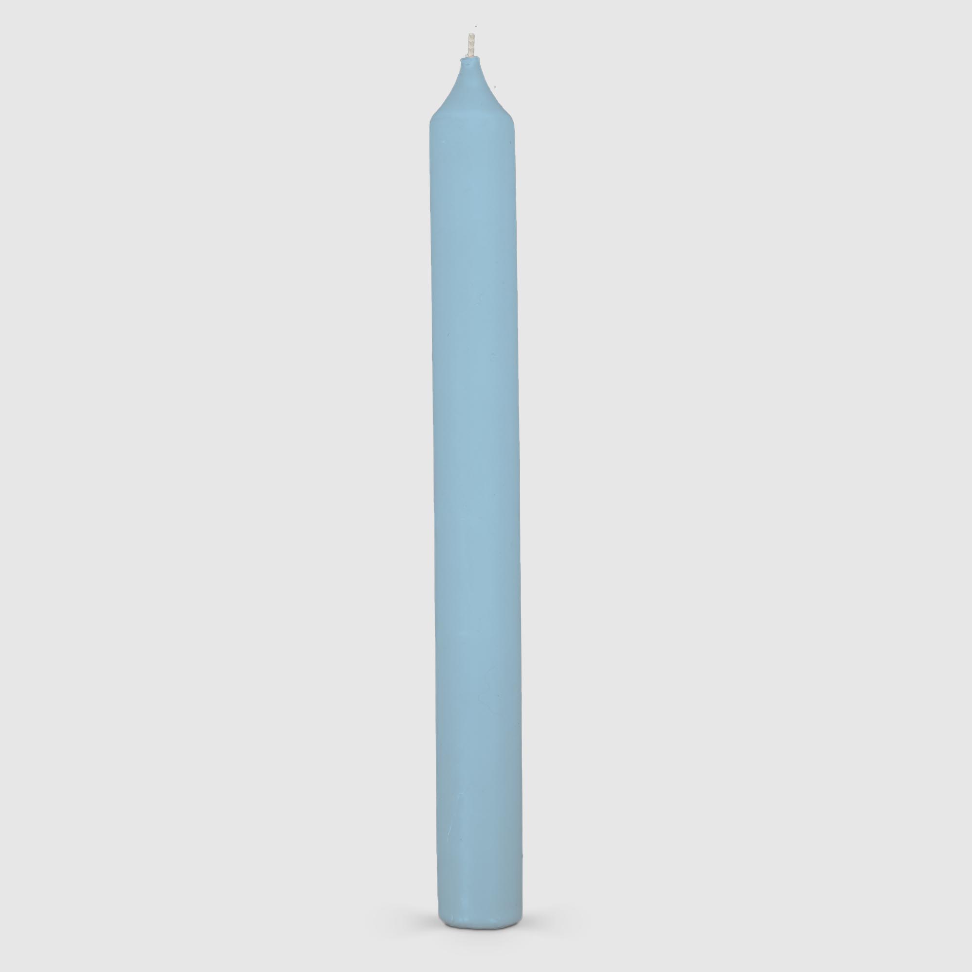 Свеча столовая ароматическая Kukina Raffinata морской бриз 1,8 см, цвет синий - фото 1