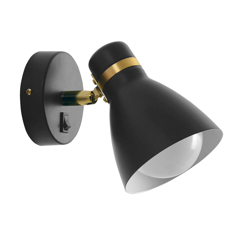 Светильник настенный Arte Lamp A5047AP-1BK цена и фото
