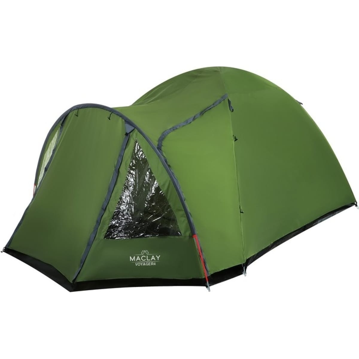 Палатка Maclay Voyager треккинговая 4 места 250х220+40х140 см, цвет зелёный - фото 3
