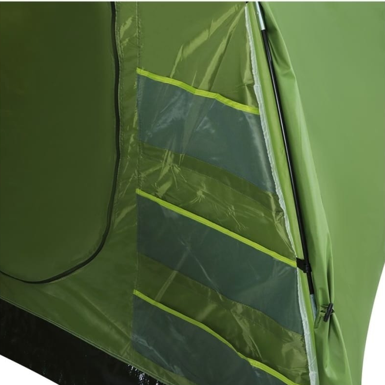 Палатка Maclay Voyager треккинговая 4 места 250х220+40х140 см, цвет зелёный - фото 5