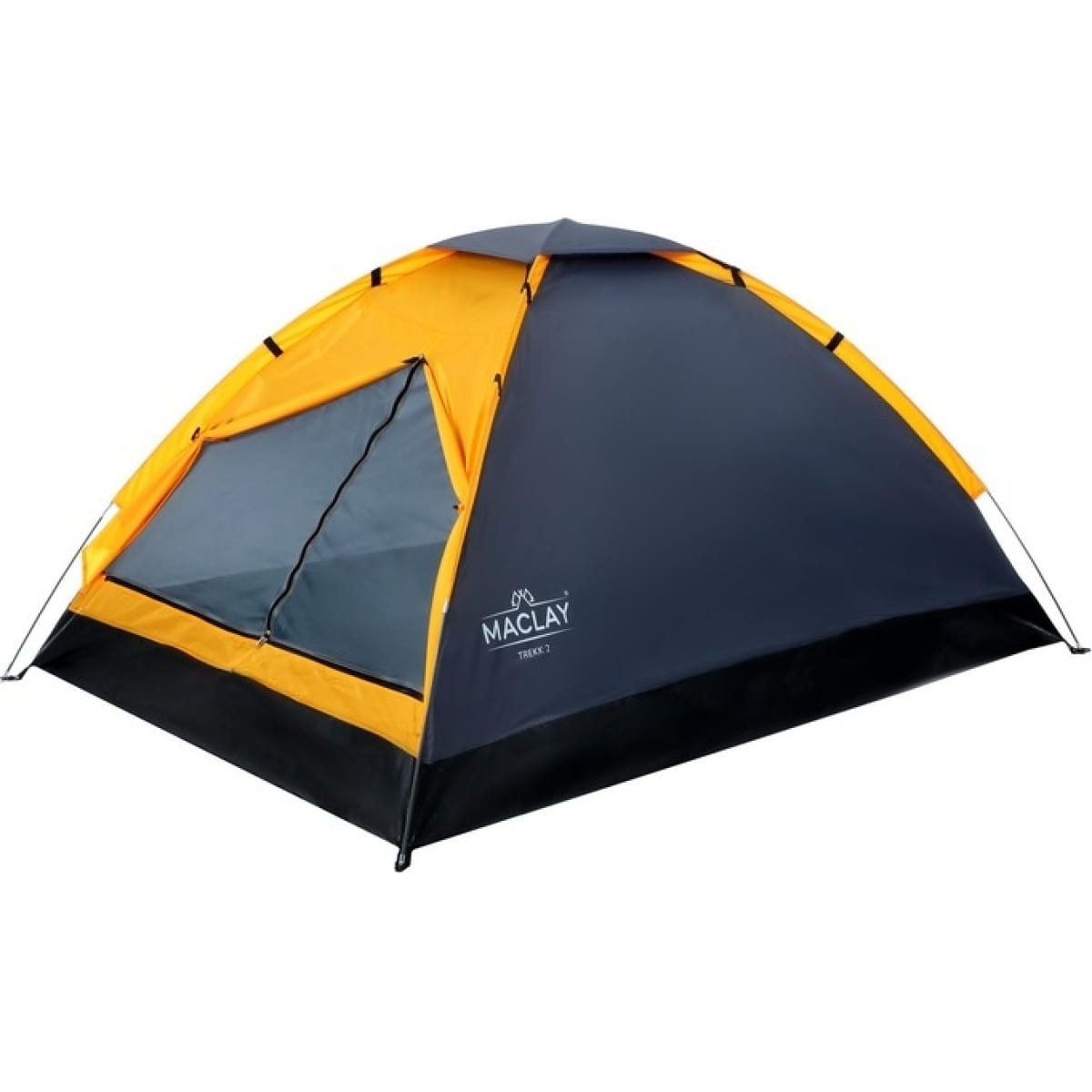 Палатка Maclay Trekk треккинговая 2 размер 205х150х105 см, цвет чёрный - фото 2