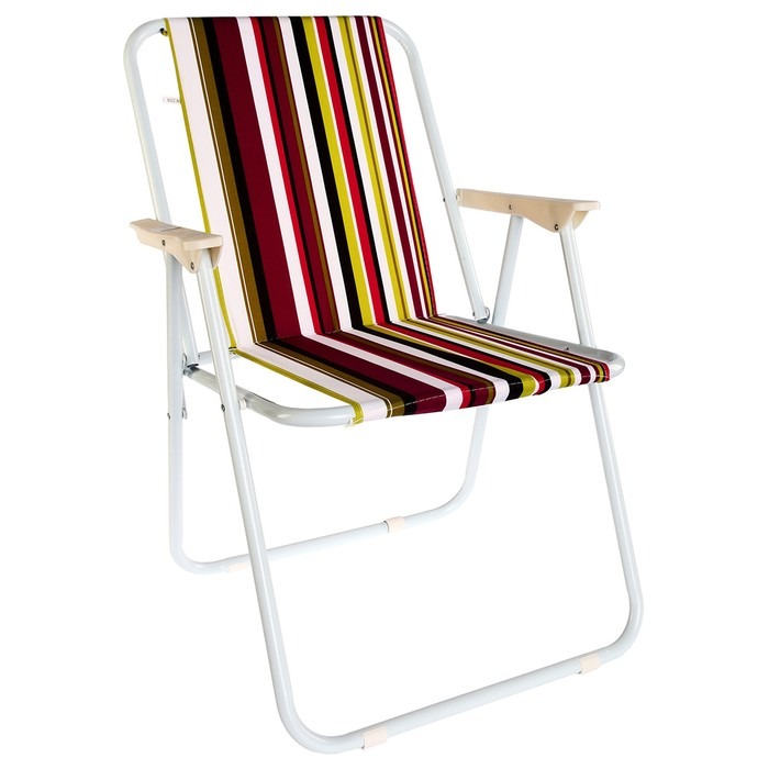 Кресло складное Maclay Sorrento 46х52х71 см (2747679), цвет серебристый