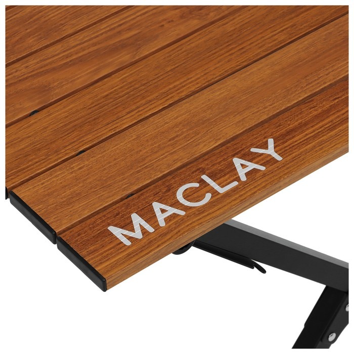Стол складной Maclay 120х60х45 см, цвет чёрный - фото 3