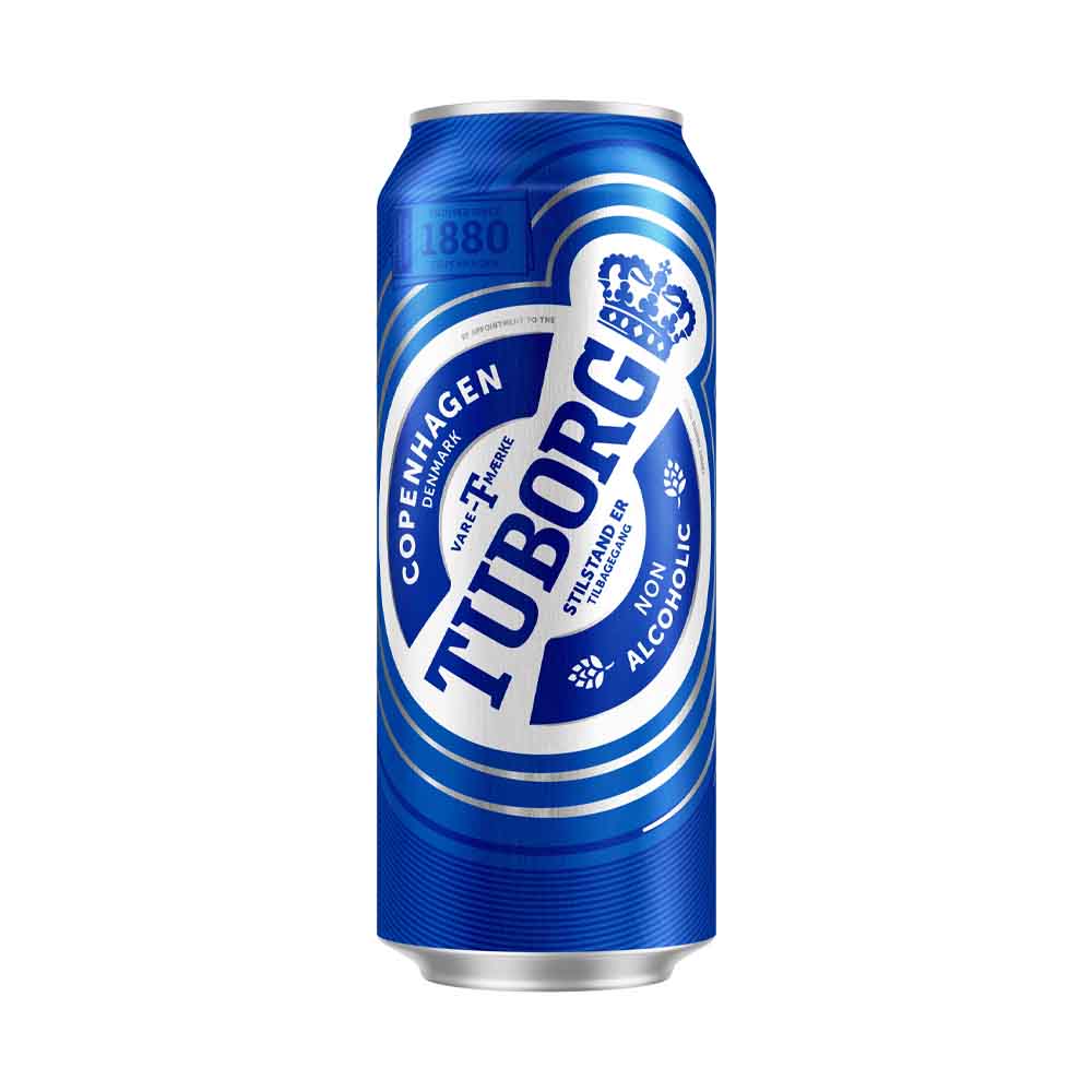 фото Безалкогольное пиво светлое фильтрованное tuborg ж/банка 0,45 балтика
