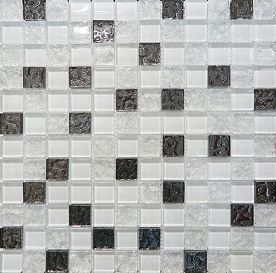 цена Декор Altacera Mosaic Glass White 30х30 см