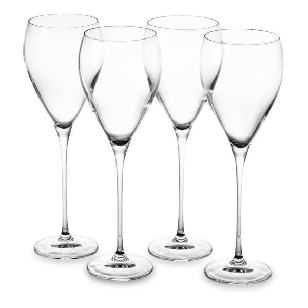 Набор бокалов для белого вина Krosno Жемчуг 280 мл, 4 шт adriana бокалы для белого вина 6 шт