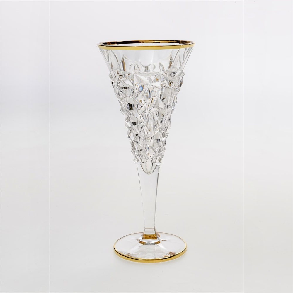 Набор бокалов для вина Bohemia Jihlava Glacier золото 250 мл 6 шт масленка thun 1794 золотые ветки отводка золото