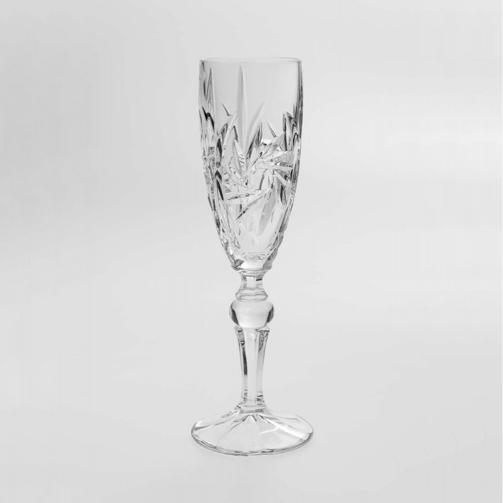 ваза crystal bohemia pinwheel 20 5 см хрусталь Набор бокалов для шампанского Bohemia Jihlava Pinwheel 180 мл 6 шт