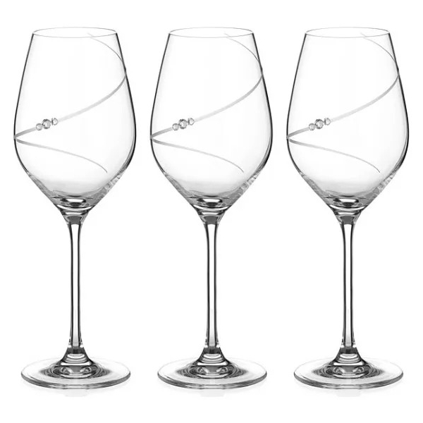 Набор бокалов для белого вина Diamante силуэт 360 мл 6 шт ваза для ов diamante силуэт di 1110 07 elx 25 см