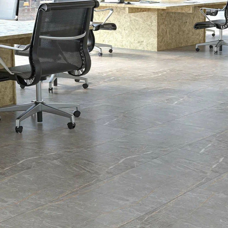 фото Керамогранит матовый roka ceram coco light grey 60x120 см