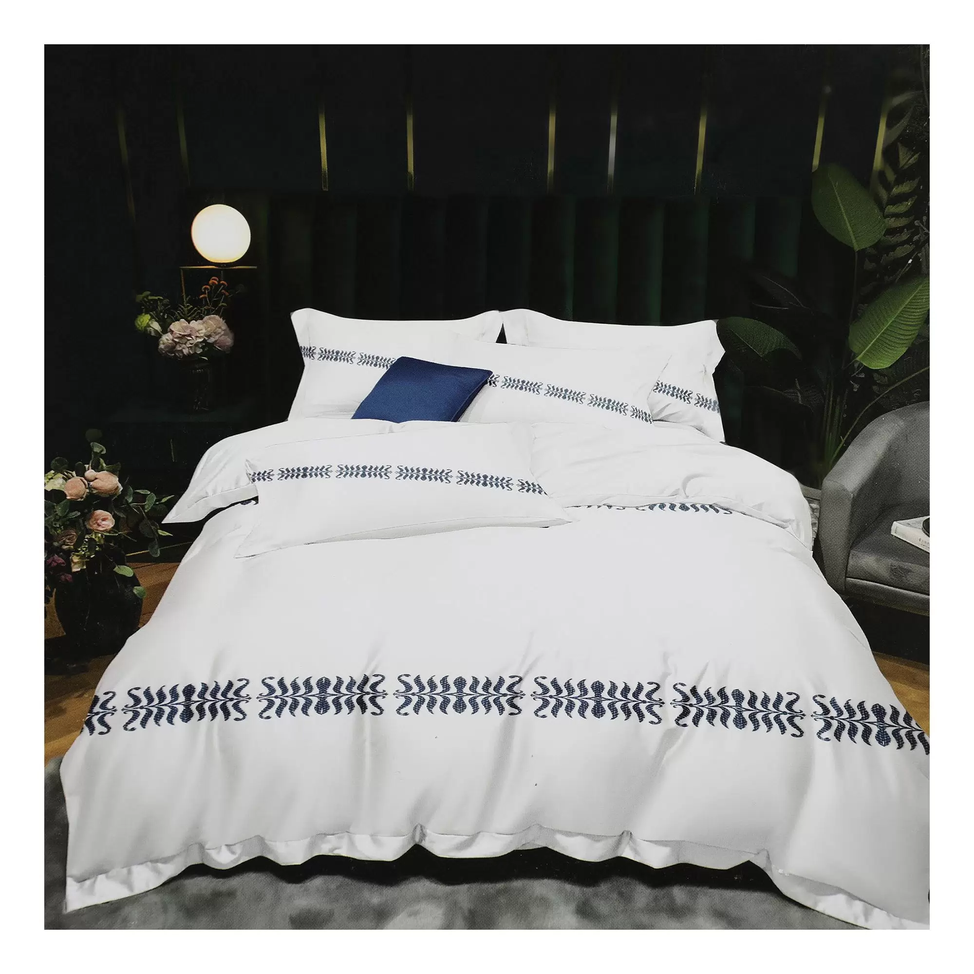 Комплект постельного белья Wonne Traum elegance Pafos Полуторный, цвет белый, размер Полуторный