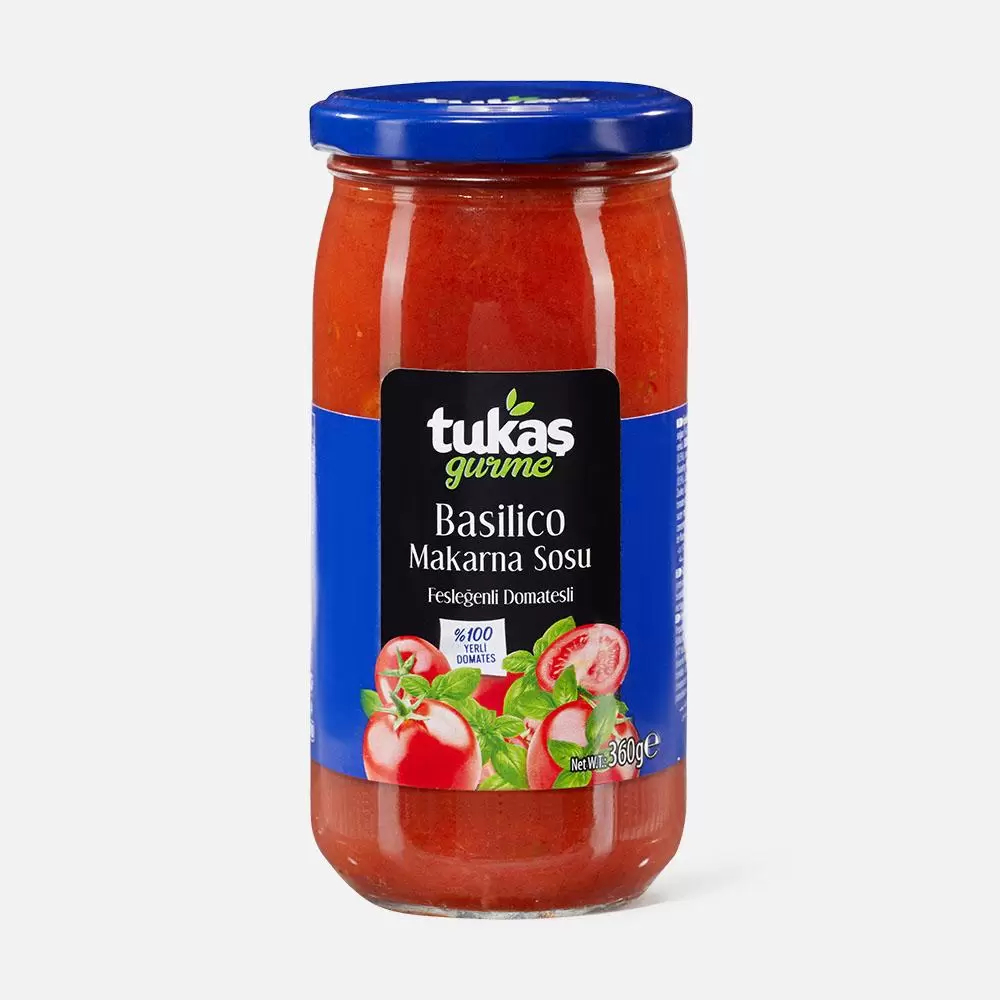 Соус Tukas с базиликом 360 г cоус томатный icancook с кусочками помидоров и травами 170 мл