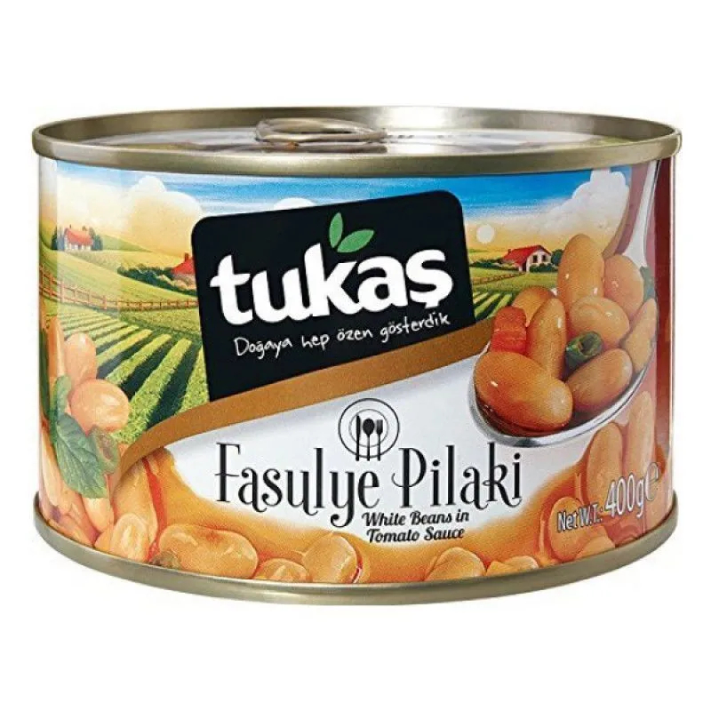 Фасоль белая Tukas в томатном соусе 400 г фасоль белая bioitalia в томатном соусе 400 г