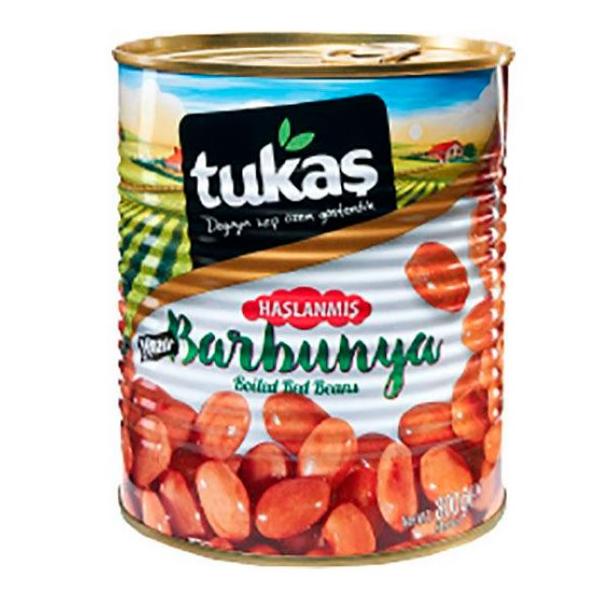 Фасоль красная Tukas вареная 800 г фасоль белая tukas в томатном соусе 400 г
