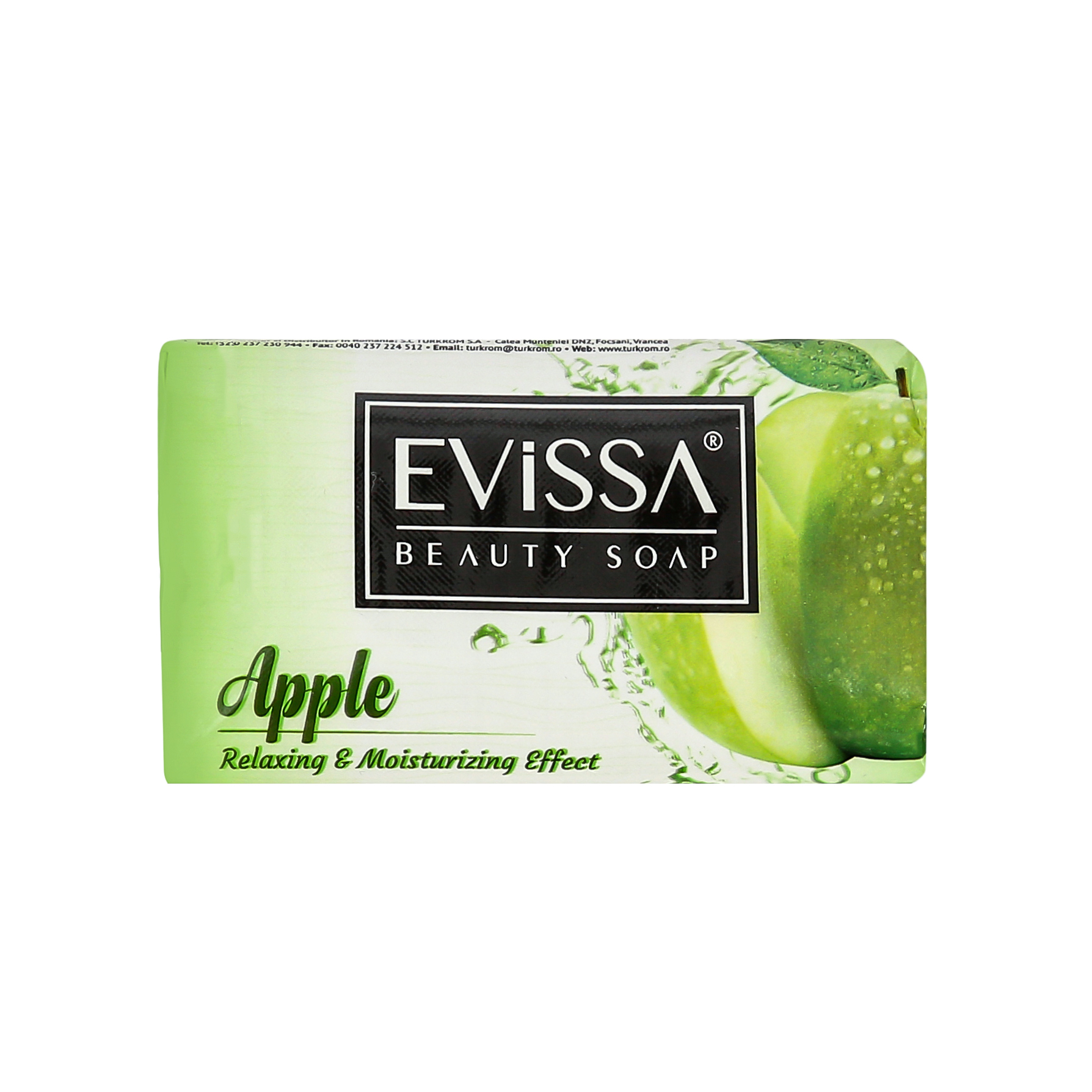 Мыло туалетное Evissa яблоко 100гр doxa мыло твердое beauty soap лимон яблоко 400