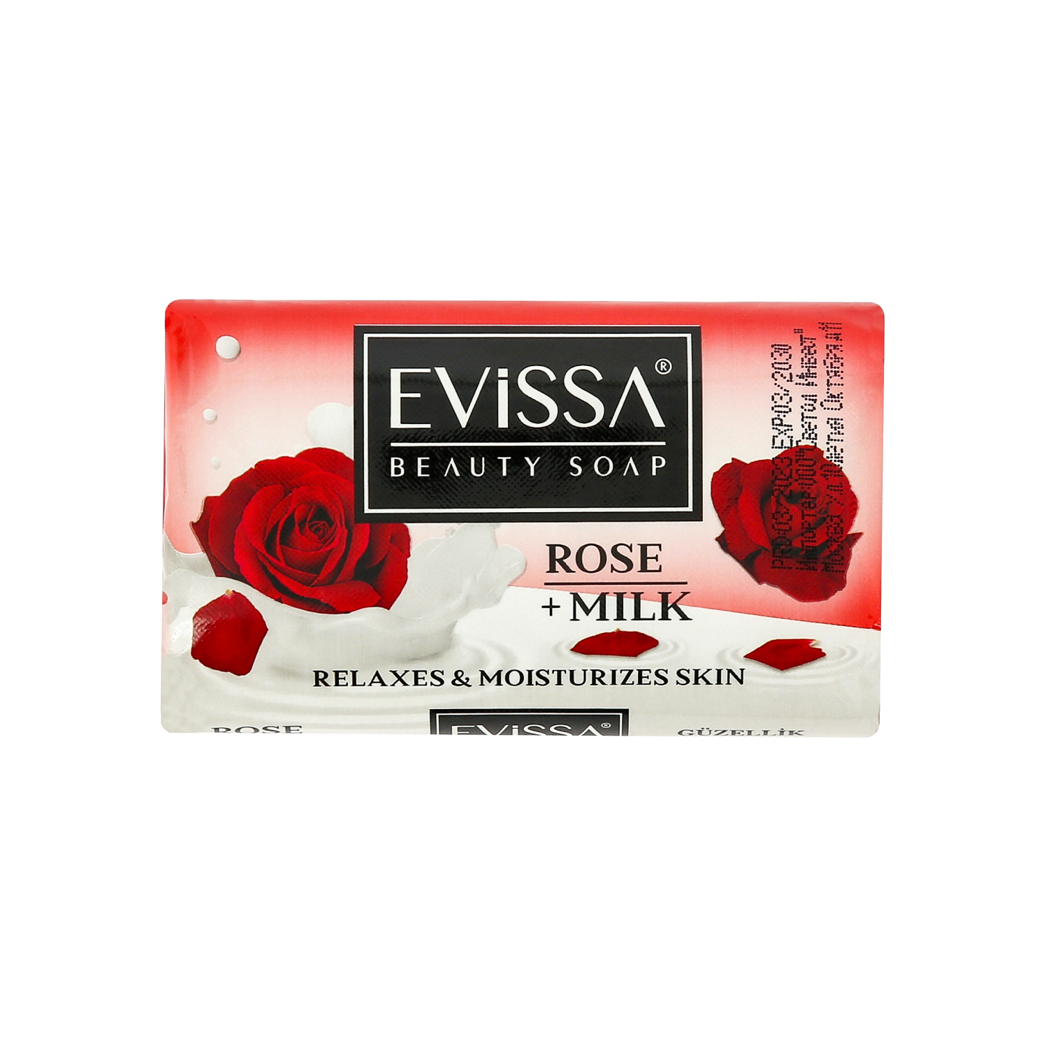 Мыло Evissa роза с молоком 125гр aphrodite мыло оливковое с молоком ослиц эликсир молодости 100