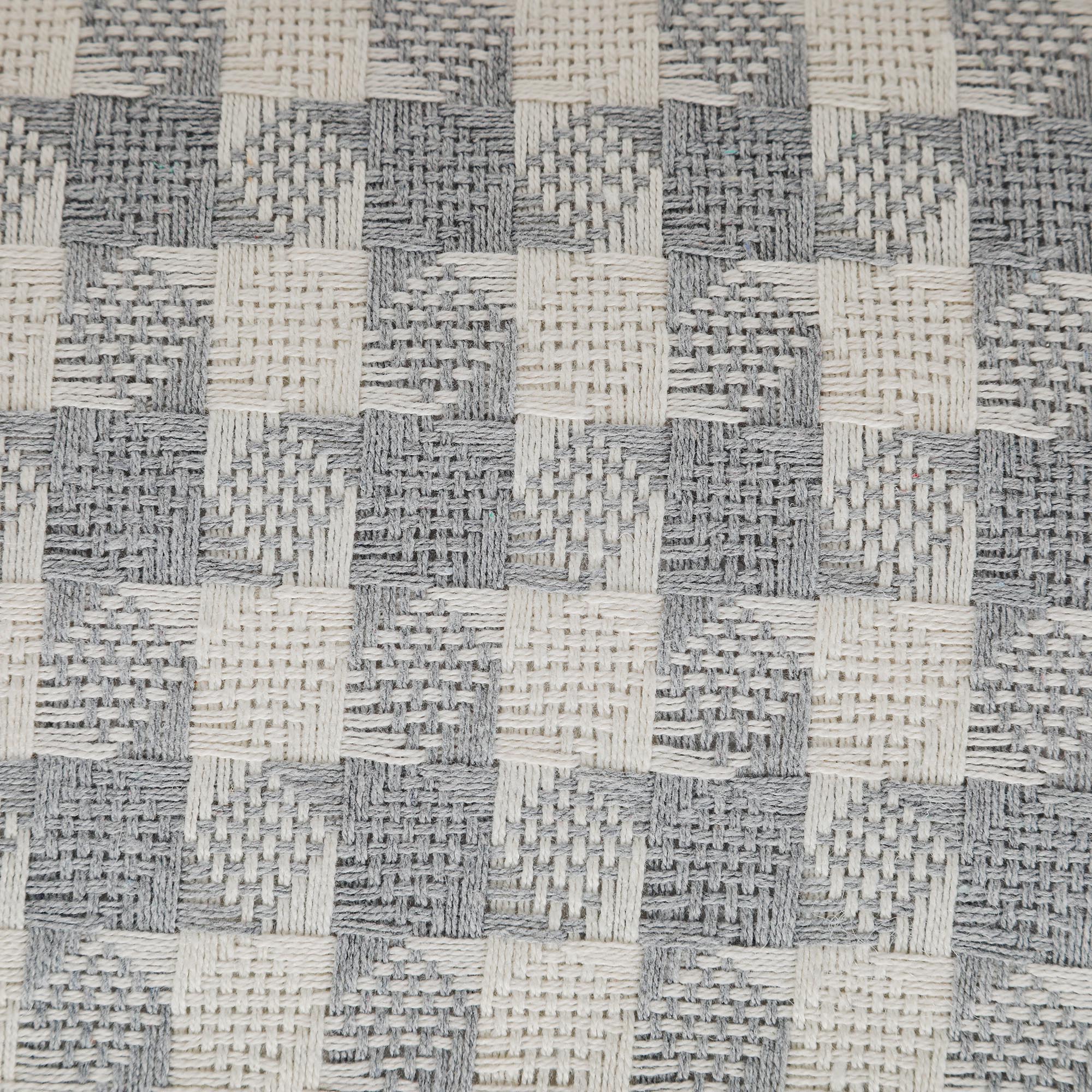 Подушка Homelines textiles Peid-de-Poule grey серая 30х60 см, цвет серый - фото 5